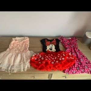 3 girls dresses size 4/5. Tulle ❤️